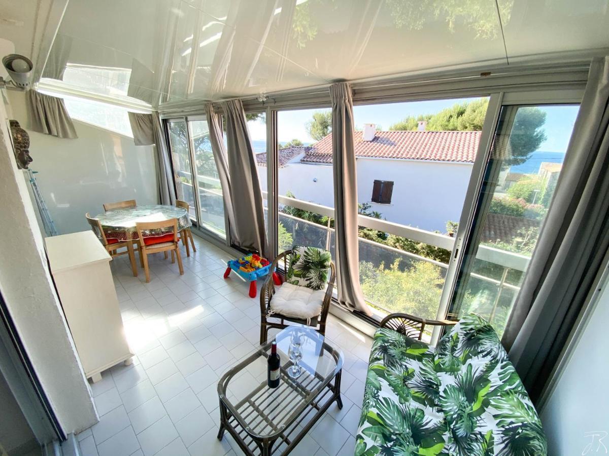 Appartement vue mer le chant des cigales Sausset-les-Pins Extérieur photo